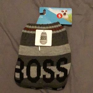 Small "Boss" Dog Sweater